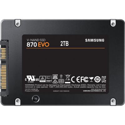 Накопичувач SSD 2.5' 2TB 870 EVO Samsung (MZ-77E2T0BW)