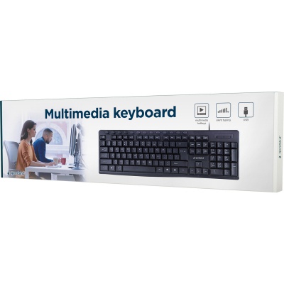 Клавіатура Gembird KB-UM-107-UA USB Black (KB-UM-107-UA)