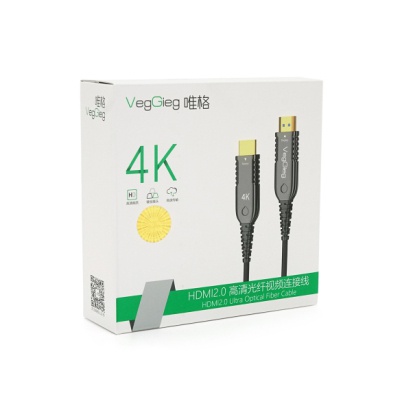 Кабель мультимедійний HDMI M to HDMI M 12.0m V2.0 4K UHD black VEGGIEG (YT-HDMI(M)/(M)HA-12/19717)