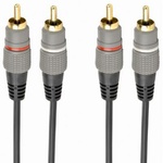 Кабель мультимедійний 2RCA to 2RCA 2.5m Cablexpert (CCAP-202-2.5M)