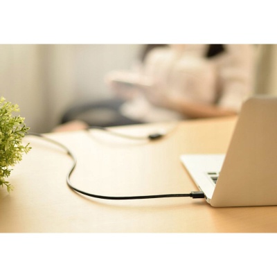 Дата кабель USB 2.0 AM/AF 0.5m US103 black Ugreen (10313)