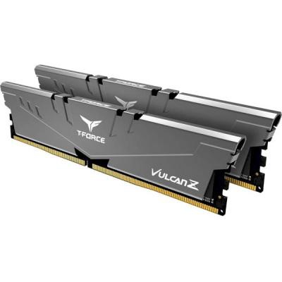 Модуль памяти для компьютера DDR4 16GB (2x8GB) 2666 MHz T-Force Vulcan Z Gray Team (TLZGD416G2666HC18HDC01)