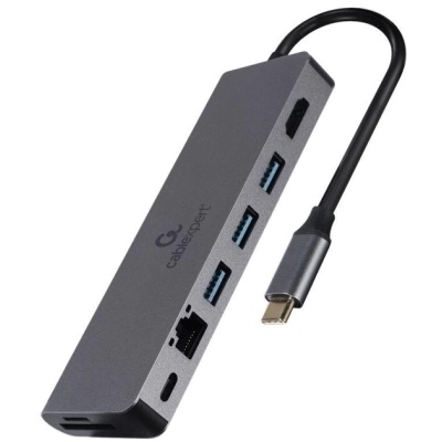 Концентратор Cablexpert USB-C 5-in-1 (A-CM-COMBO5-05)