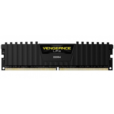 Модуль памяти для компьютера DDR4 16GB 2666 MHz Vengeance LPX Black CORSAIR (CMK16GX4M1A2666C16)