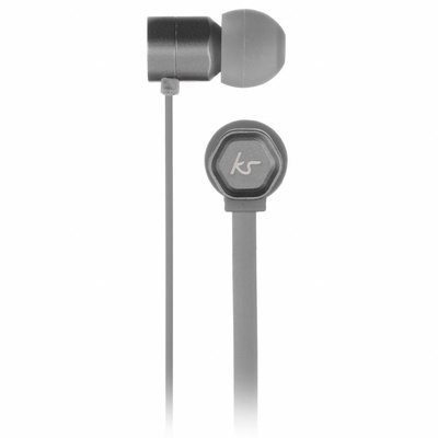 Наушники KitSound KS Hive Buds Earphones with Mic Grey (KSHIVBGY)