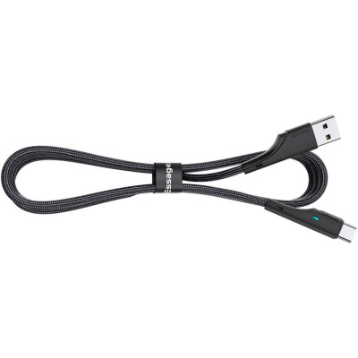 Дата кабель USB 2.0 AM to USB-C 0.25m black Essager (EXCT-LSB01)