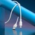 Дата кабель USB 2.0 AM to Lightning 1.0m Lenny silicone BX113 white BOROFONE (6941991115400)