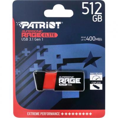 USB флеш накопитель Patriot 512GB Supersonic Rage Elite USB 3.1 (PEF512GSRE3USB)