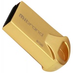 USB флеш накопичувач Mibrand 8GB Hawk Gold USB 2.0 (MI2.0/HA8M1G)