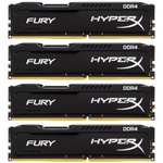 Модуль памяти для компьютера DDR4 32GB (4x8GB) 2400 MHz HyperX FURY Black Kingston (HX424C15FB2K4/32)