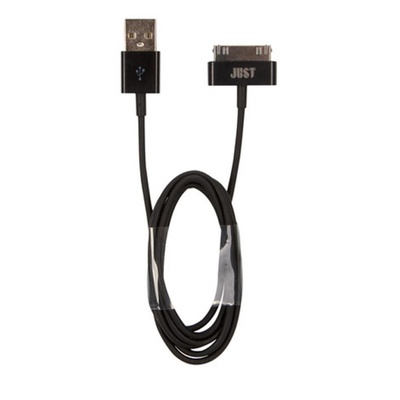 Дата кабель JUST Simple 30 pin USB Cable Black 1M (30P-SMP10-BLCK)