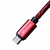 Дата кабель Grand-X USB - micro USB, Cu, 1.5A, Red/Blac, 1m (FM05RB)