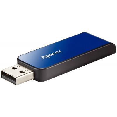 USB флеш накопичувач Apacer 16GB AH334 blue USB 2.0 (AP16GAH334U-1)
