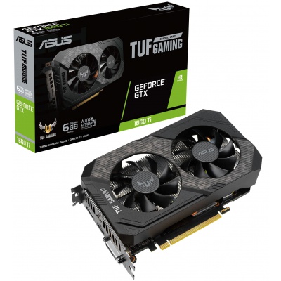 Видеокарта ASUS GeForce GTX1660 Ti 6144Mb TUF EVO GAMING (TUF-GTX1660TI-6G-EVO-GAMING)