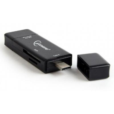 Считыватель флеш-карт Gembird USB/micro USB SD/TF (UHB-CR3IN1-01)