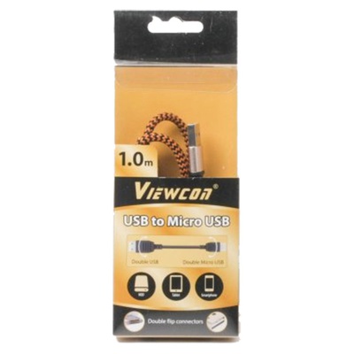 Дата кабель USB 2.0 AM to Micro 5P Viewcon (VC-USB2-D-001)