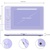 Графічний планшет Parblo Intangbo S Violet (INTANGBOSP)
