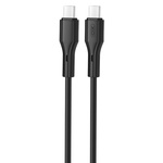 Дата кабель USB-C to USB-C 1.0m 60W black XO (NBQ231B_Black)