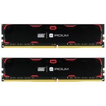 Модуль памяти для компьютера DDR4 16GB (2x8GB) 2400 MHz Iridium Black Goodram (IR-2400D464L15S/16GDC)
