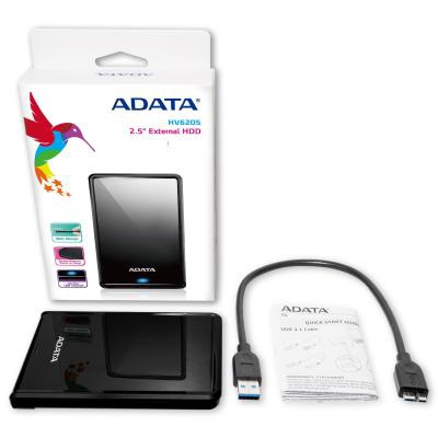 Внешний жесткий диск 2.5' 500GB ADATA (AHV620S-500GU3-CBK)