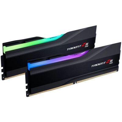 Модуль пам'яті для комп'ютера DDR5 32GB (2x16GB) 6600 Trident Z5 RGB Black G.Skill (F5-6600J3440G16GX2-TZ5RK)