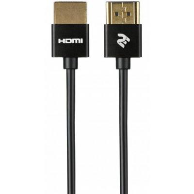 Кабель мультимедийный HDMI to HDMI 1.0m 2E (2E-W9668BL-1M)