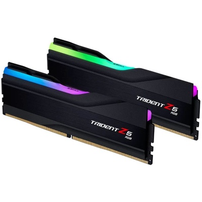 Модуль пам'яті для комп'ютера DDR5 32GB (2x16GB) 6600 Trident Z5 RGB Black G.Skill (F5-6600J3440G16GX2-TZ5RK)