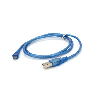 Дата кабель USB 2.0 AM to Micro 5P 1.0m blue Voltronic (YT-AM/Mc-1B/05495)