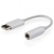 Перехідник Type-C to Jack 3.5mm female Cablexpert (CCA-UC3.5F-01-W)