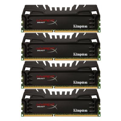 Модуль памяти DDR3 16GB (4x4GB) 2400 MHz Beast Kingston (HX324C11T3K4/16)