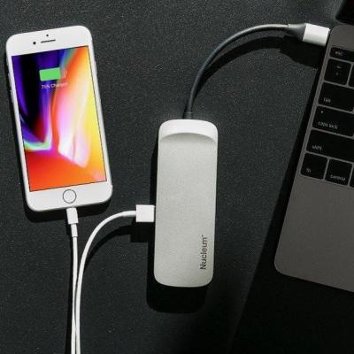 Концентратор Kingston Nucleum USB-C (C-HUBC1-SR-EN)