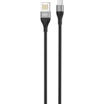 Дата кабель USB 2.0 AM to Micro 5P 1.0m 2.4A double-sided NB188 gray XO (6920680879717)