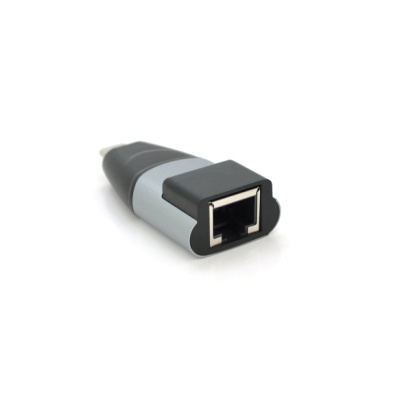 Перехідник USB-C to RJ45 1000Mbps black Voltronic (YT-A-Type-C(M)/RJ-45(F)-B/27019)