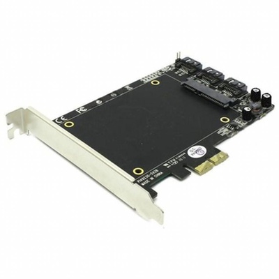 Контроллер RAID SSD+SATAIII 6Gbps 4ch (3HDD+1SSD) MarvelHyper Duo PCI-E ST-Lab (A-550)