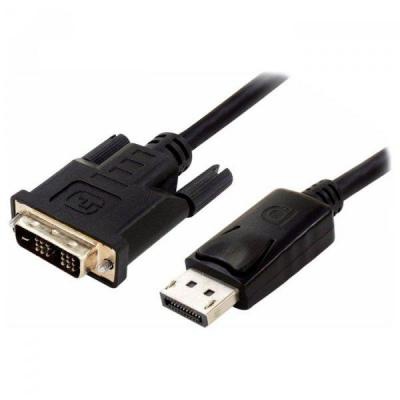 Кабель мультимедійний Display Port to DVI 24+1pin 1.8m (DVI-D) Atcom (9504)