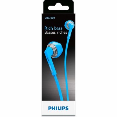 Наушники PHILIPS SHE3200 Blue (SHE3200BL/00)