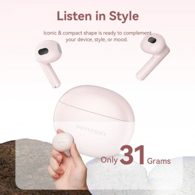 Навушники Vention Elf Earbuds E06 Pink (NBKP0)