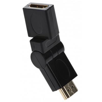 Переходник 2E HDMI (A/M) SWIVEL,BLACK, GOLD-PLATED (2EW-1486)