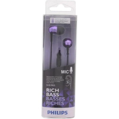 Наушники PHILIPS SHE3905 Purple (SHE3905PP/00)