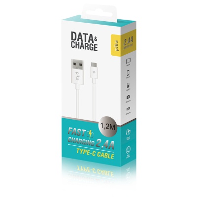 Дата кабель USB 2.0 AM to Type-C 1.2m CB-UT11 White Piko (1283126477522)