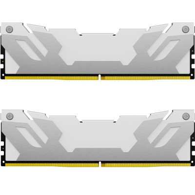 Модуль пам'яті для комп'ютера DDR5 32GB (2x16GB) Renegade White XMP Kingston Fury (ex.HyperX) (KF564C32RWK2-32)