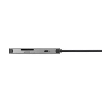 Концентратор Acer USB-C 7-in-1 3xUSB 3.2 + HDMI + USB-C + PD + SD gray (HP.DSCAB.018)