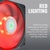 Кулер для корпуса CoolerMaster Master SickleFlow 120 Red (MFX-B2DN-18NPR-R1)