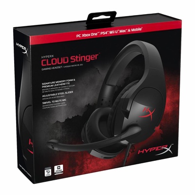 Наушники HyperX Cloud Stinger Gaming Headset Black (HX-HSCS-BK/EM / HX-HSCS-BK/EE)