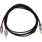 Кабель мультимедійний 3.5mm M to 2xRCA M 1.8m Cabletime (CA914005)
