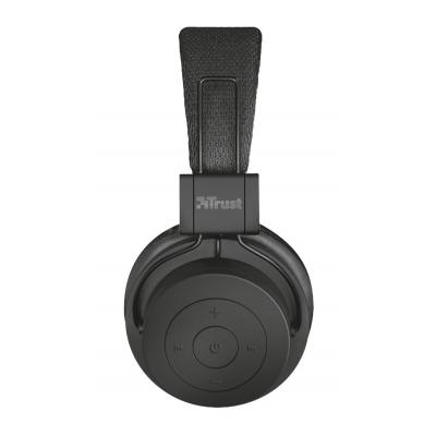 Наушники Trust Leva Wireless Over-Ear Mic Black (21754)