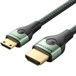 Кабель мультимедійний HDMI M to HDMI mini M 1.0m V2.1 8K 60Hz green Vention (AGJGF)