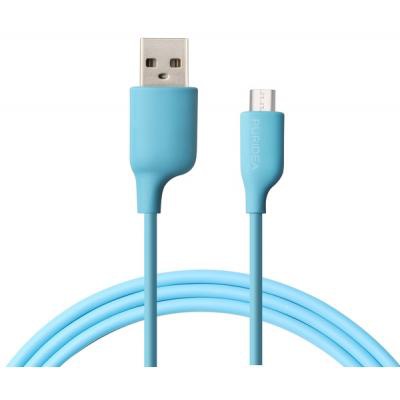 Дата кабель USB 2.0 AM to Type-C 1.2m blue PURIDEA (L02-USB-C Blue)
