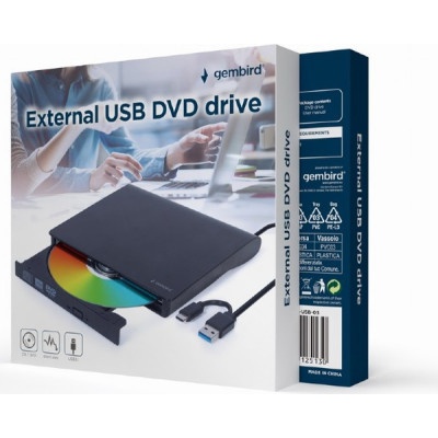 Оптичний привід DVD-RW Gembird DVD-USB-03