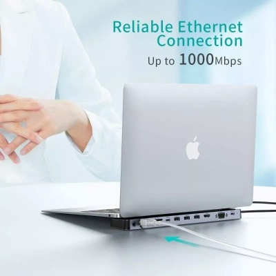 Концентратор Choetech USB-C 11-in-1 (HUB-M20-GY)